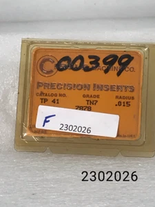 TP 41 TN7 New Full Package of 10 Circle Machine Tungsten Carbide Inserts - Picture 1 of 6
