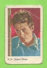 1958 Dutch Gum Card P #34 James Dean
