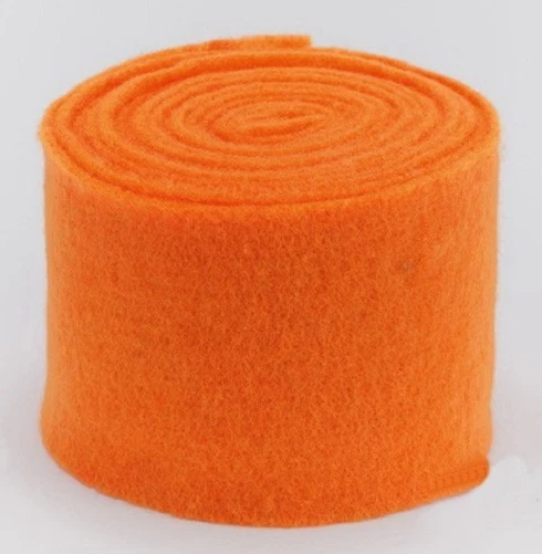 1m Topfband*Filzband*b=15cm*orange*SchafWolle-Filz*Band*Dekoband*Basteln*OR09 - Bild 1 von 1