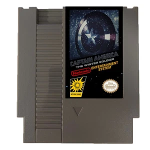 🛡️ Captain America: The Winter Soldier - 8-Bit Game Cartridge | For NES Console - Picture 1 of 3