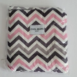 Cool Beans Baby Multi-Use Cover Zigzag Stripe Multicolored Carseat Canopy & More - Picture 1 of 4