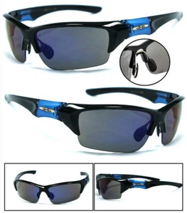 X-Loop Mens Semi Rimless Sports Triathalon Cycling Fishing Boating Sunglasses - Picture 1 of 7
