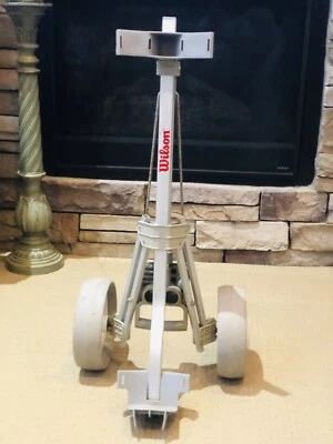 Wilson Golf Bag Caddy Push-Pull Cart Easy Folding/Collapsible  Vintage Gray - Image 1 of 4