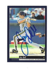 Autographed Signed JAY BELL Pittsburgh Pirates 1994 Score Card #32 w/Show Ticket