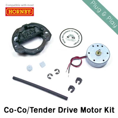 Hornby Replacement CD/Can Motor Upgrade Adaptor Kit (9MM/Co-Co/Tender Drive) HA5