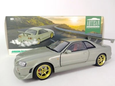 Greenlight Artisan Nissan Skyline GT-R R34 1999 1/18 19033 - Immagine 1 di 3