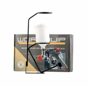WORKQUIP GRAVITY FEED SPRAY GUN P102G WITH - 1.4MM - 1.8MM - 2.5MM TIPS - Picture 1 of 1