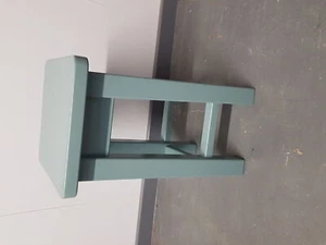 Rustic Heavy Duty Chunky Pine Bar/ Kitchen Stool in a Painted Finish - Picture 1 of 2
