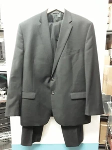 Lauren by Ralph Lauren Men , Black 2 Piece Suit. Jacket 38/40 R Pants 36 W 30 L - Picture 1 of 2