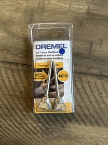 Cepillos de acero Dremel genuinos OEM 3/4", paquete de 2, 442-02 - Imagen 1 de 3