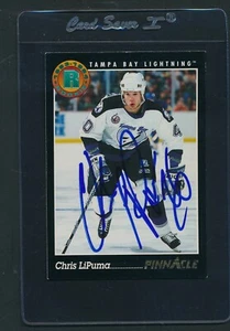 1993/94 Pinnacle #208 Chris LiPuma Lightning Signed Auto *C6759 - Picture 1 of 1