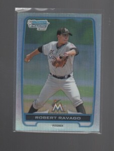 ROBERT RAVAGO 2012 BOWMAN CHROME DRAFT PICKS REFRACTOR #BDPP141