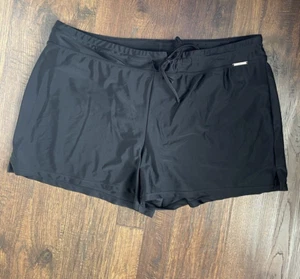 ZERO X POSUR Women’s Size 18 Swim Shorts Black Beach Outdoors Board Shorts - Picture 1 of 7