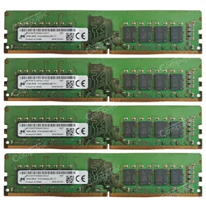 64GB 4X16GB DDR4-25600U PC4-3200Mhz UDIMM Non-ecc Un-buffered Desktop Memory RAM - Picture 1 of 6