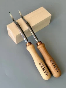 Long hook tool, Hook carving knife, Sharp blade steel tool, Relief carving tools - Picture 1 of 9