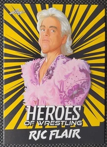 2023 Leaf Heroes of Wrestling Gold Ric Flair #B-7 - Imagen 1 de 2