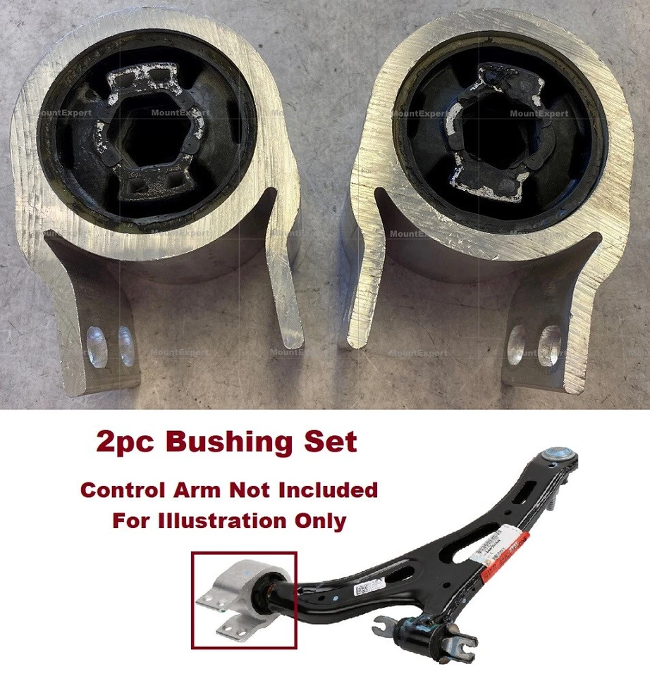 2pc Front Lower Control Arm Bushing fit Chevy Equinox GMC Terrain 18 19 20 21 22 - Image 1 of 1