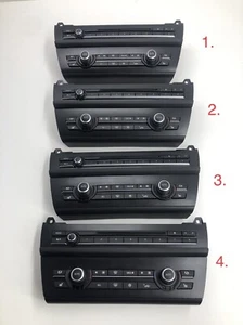 BMW 535i 550i F10 A/C HEAT CLIMATE CONTROL TEMPERATURE CD PLAYER SWITCH PANEL - Picture 1 of 4