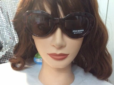 Óculos de sol Steve Madden designer SM884141 preto tartaruga e preto  - Imagem 1 de 4