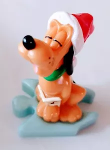 McDonald's Happy Meal Mickey's Once Upon A Christmas Pluto Figurine--2000 - Picture 1 of 4