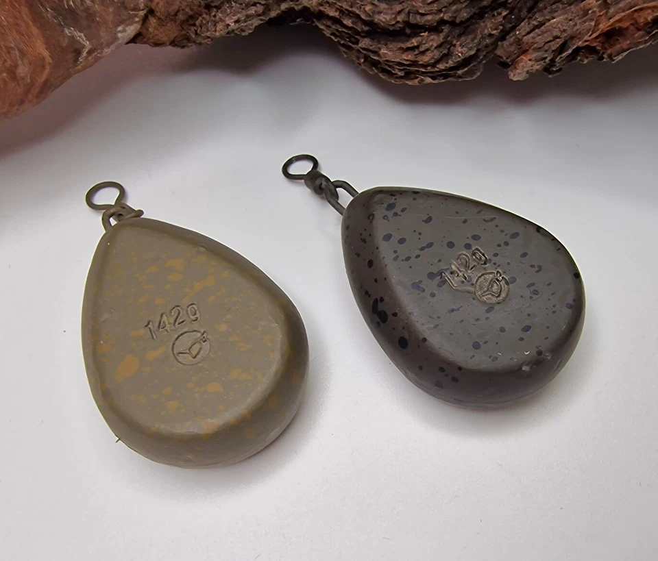 Korda Flat Pear Swivel 5oz 142g Gravel & Weed Karpfenblei Carp Lead Karpfen Blei - Bild 1 von 1