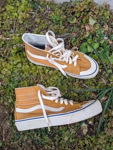 VANS OFF THE WALL SHOE TAN RUST BROWN 721277 High Size Men 8  9.5 Women Leather - Picture 1 of 24