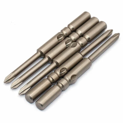 Shank Magnetic Phillips Cross Head Screwdriver Bits Driver Drill Bit PH00/0/1/2 - Image 1 of 3