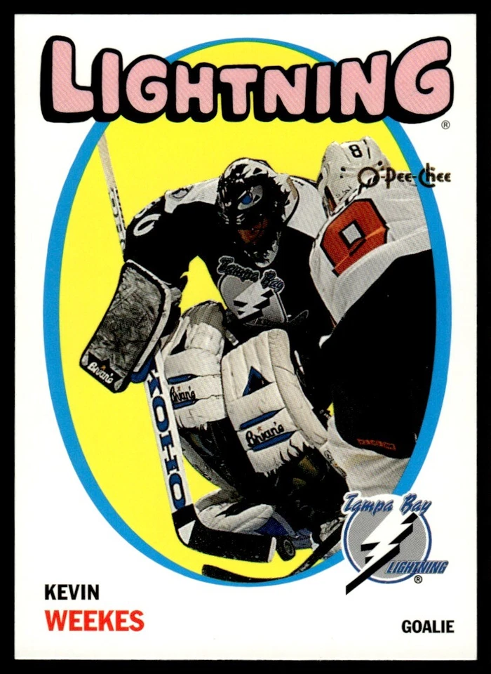2001-02 Topps O-Pee-Chee RETRO Kevin Weekes Tampa Bay Lightning #20 - Image 1 of 2