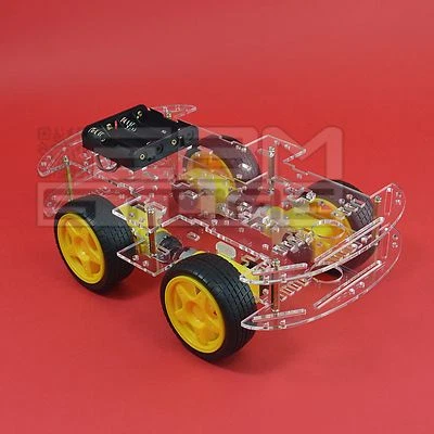 KIT robot 4 ruote - chassis piattaforma per arduino/pic - ART. CS06 - Immagine 1 di 4