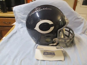 CASCO DE FÚTBOL DE TAMAÑO COMPLETO CON CERTIFICADO DE AUTENTICIDAD AUTOGRAFIADO POR DICK BUTKUS - Imagen 1 de 7
