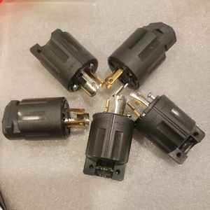 Lot of 5 AMERICAN DENKI 3112N, Twist-Locking Plug, 15A-125V - Picture 1 of 5