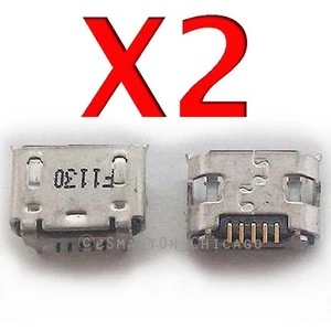 2X ZTE Warp N860 X501 D930 V8000 Micro USB Charging Port Charger Dock Connector - Picture 1 of 1