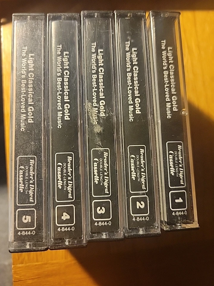 Cassette Light Classical Gold the world west loved music 5 cintas Foto 1 de 4