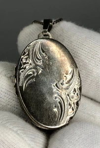 Vintage Silber K&L Medaillon mit Kette Damen Echtschmuck Silber 925 - Bild 1 von 16