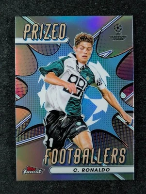 2022-23 Topps Finest UEFA CRISTIANO RONALDO Refractor SP Prized Footballers (A) - Image 1 of 3