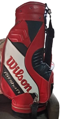 Bolsa de palos de golf vintage usada marca Wilson bonita Foto 1 de 4