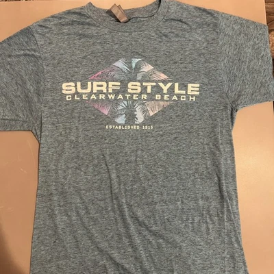 Camiseta estilo surf Clearwater Beach talla pequeña Foto 1 de 3