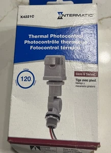 Intermatic K4221c Photocntrl, 1/2 Zoll Rohraußengewinde, 120 Vac - Bild 1 von 3