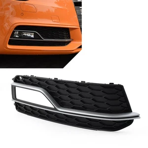 Fit Audi A5 S5 2013-2017 Right Front Bumper Fog Light Grille Cover - Imagen 1 de 8