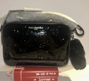🐼💦 Karl Lagerfeld Paris 🐼💦 Black Maybelle Crossbody Bag Coin Pouch 🐼 GB44 - Picture 1 of 8