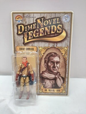 Dime Novel Legends escala 1:18 limitada 2500 hecho Wild Bill Bruno Cowboy Commando Foto 1 de 4