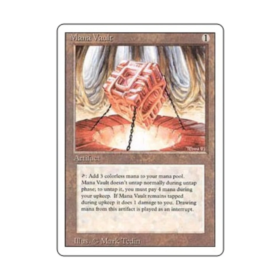 WOTC MtG 3rd Ed Mana Vault (R) NM - Image 1 of 1