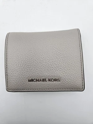 Cartera Mujer Michael Kors Gris Guijarro Cuero Nueva Otra LEER Foto 1 de 4