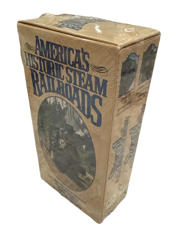 America’s Historic Steam Railroads VHS 1995 Boxed Set Factory Sealed - Image 1 of 4