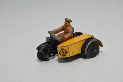 MOTO B69 1:43 DINKY TOYS 44B 272 CON SIDECAR ANWB OLANDESE AA DISCRETE CONDIZ... - Immagine 1 di 4