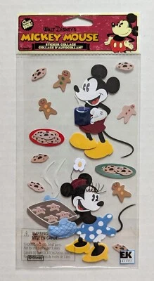 Pegatinas Jolee's Vintage Mickey & Minnie Mouse para hornear Disney álbumes de recortes Foto 1 de 2