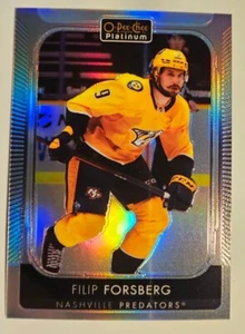 21-22 UD O-Pee-Chee Platinum Hockey Rainbow 162 Filip Forsberg Predators  - Imagen 1 de 2