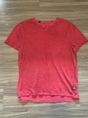 Camisa Jeans by Buffalo roja talla grande Foto 1 de 2