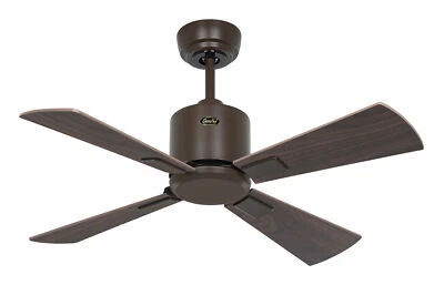 DC Ceiling fan without lights Low energy fan Remote Eco Neo 92 cm Bronze Walnut - Image 1 of 4