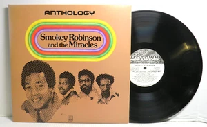 SMOKEY ROBINSON AND THE MIRACLES ANTHOLOGY 1973 WHITE LABEL PROMO 3XLP MOTOWN - Picture 1 of 6